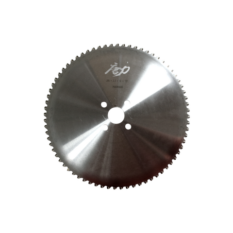 Special saw blade for processing iron and steel