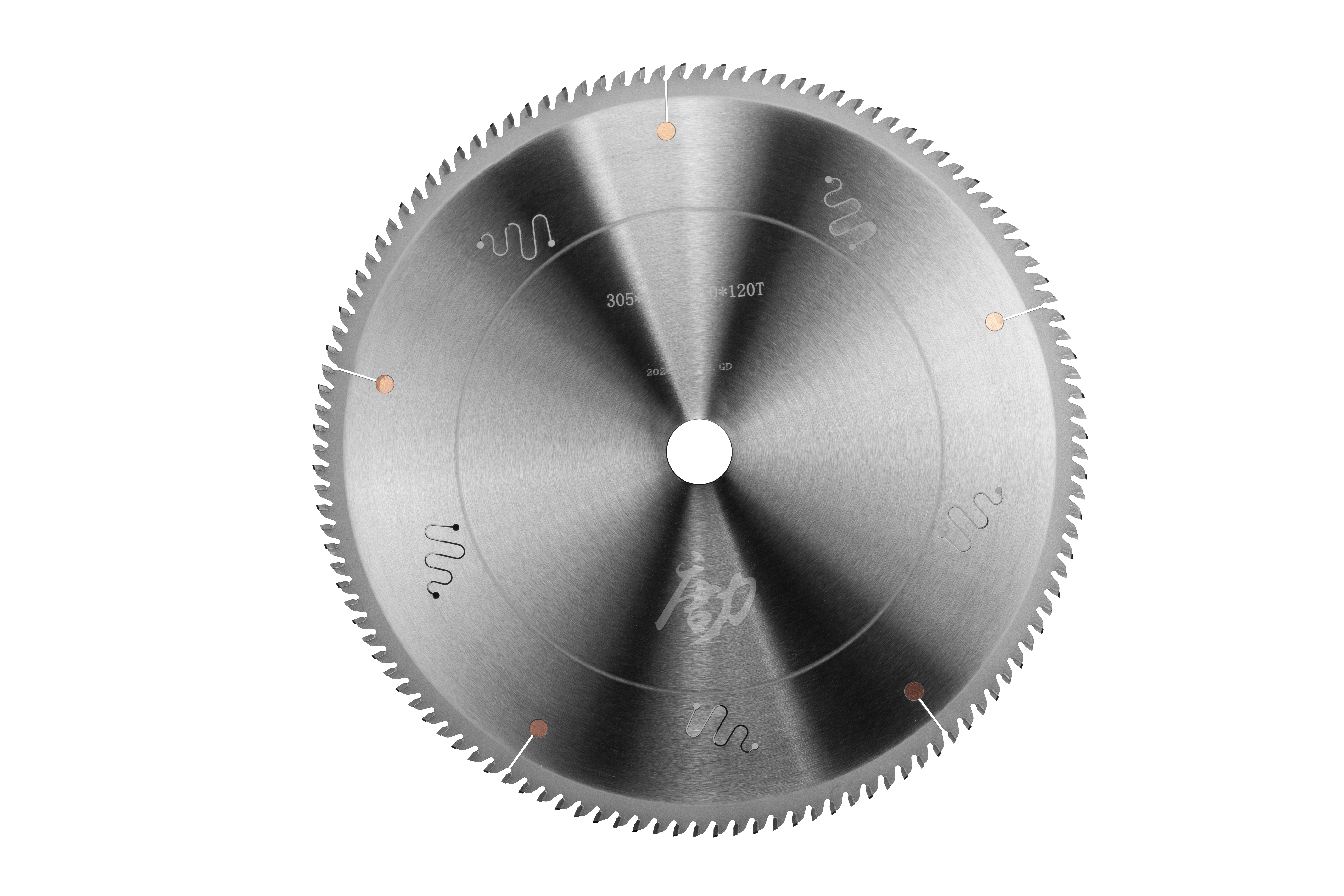 Precision turntable cutting saw blade