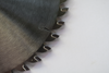 Electronic cutting slot saw blade