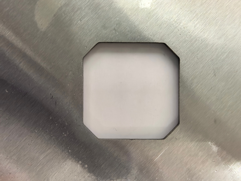 Stainless steel saw blade for cutting beef and lamb ribs