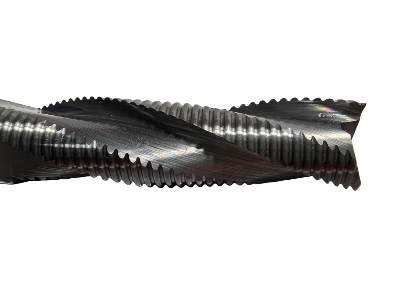 Tungsten carbide end mills (roughing cutters)