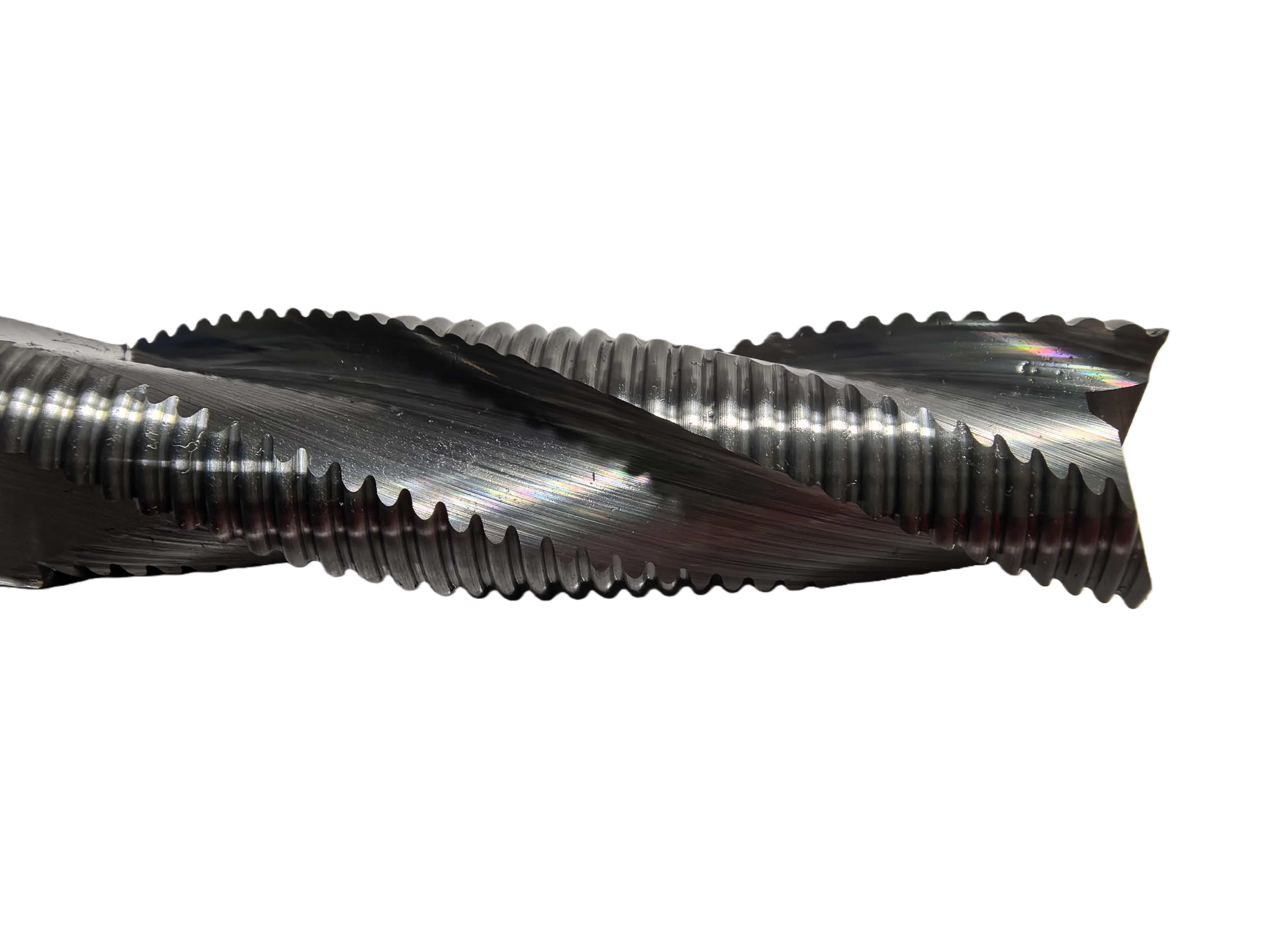 Tungsten carbide end mills (roughing cutters)