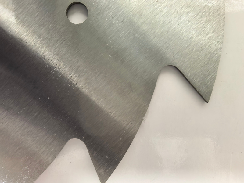 Stainless steel saw blade for cutting beef and lamb ribs