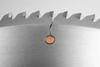 Circular saw blade for ultra-thin aluminum products