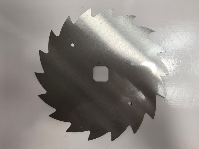 Stainless steel saw blade for cutting beef and lamb ribs