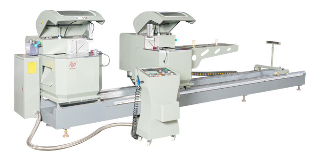 Digital swing arm double head saw