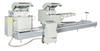 Digital swing arm double head saw