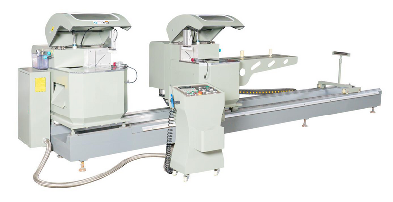 Digital swing arm double head saw